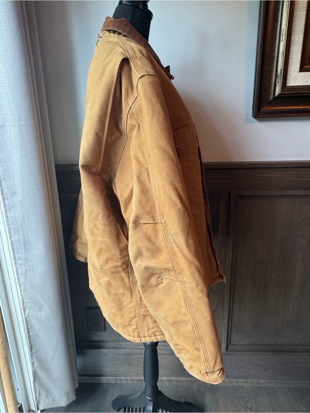 Vintage 2000s Carhartt C03 BRN Arctic Traditional Coat Size 46 XL - Picture 6 of 9